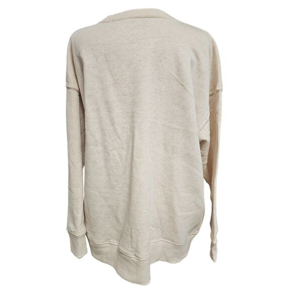 Christmas Merry and Bright Long Sleeve Eco-Friendly Pullover Sweatshirt - Picture 7 of 12